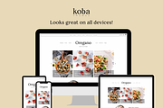 Food Blog WordPress Theme OREGANO, a WordPress Template by KOBA themes (Thumbnail 2 of 6)