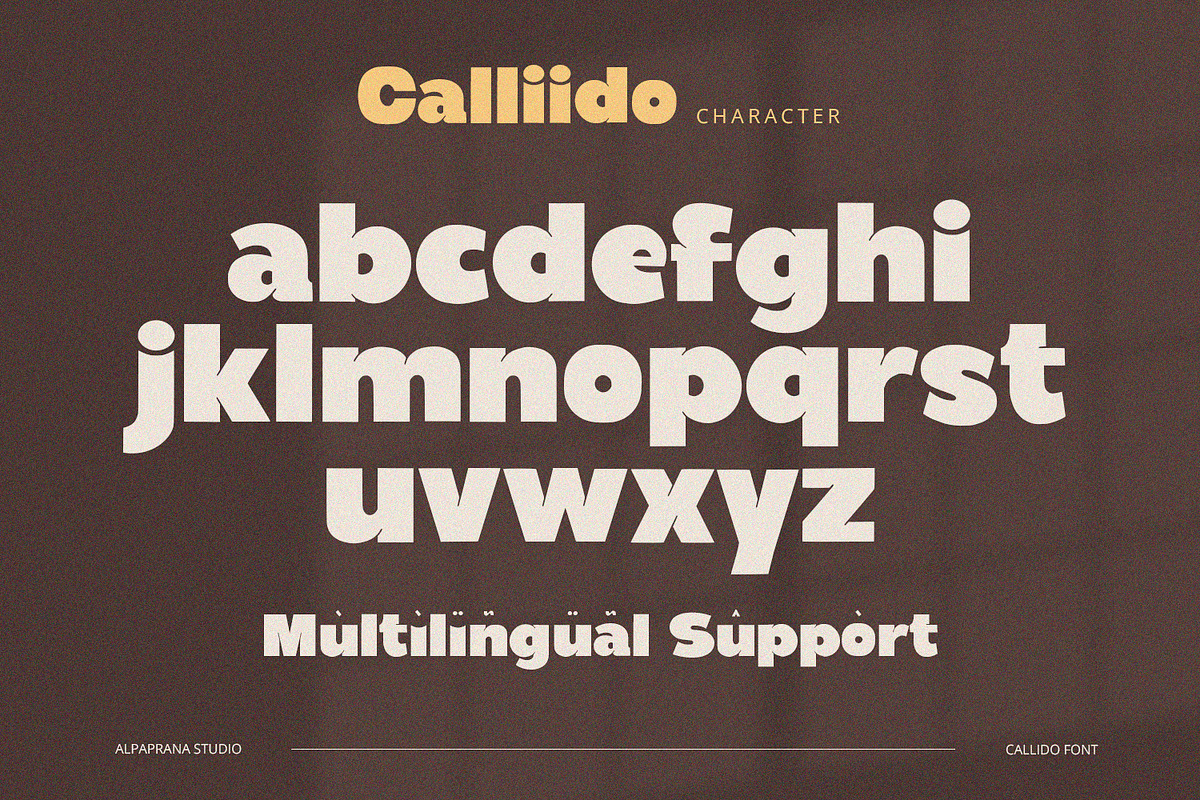 Callido - Sans Serif Font, a Sans Serif Font by Alpaprana (Photo 9 of 10)