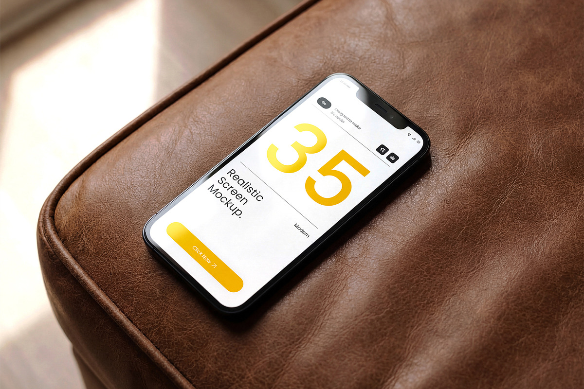Smartphone in Hand Mockup Bundle, an Android Mockup by graphypix (Photo 5 of 14)