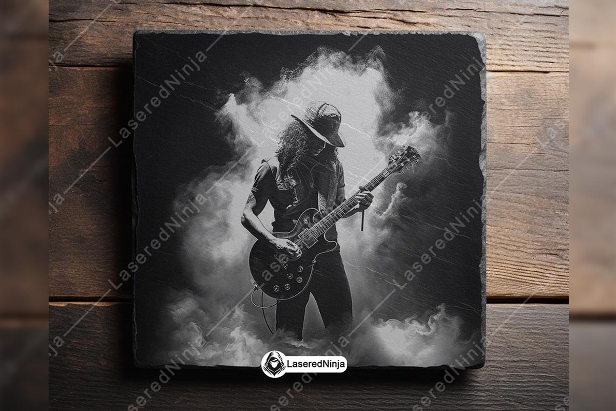 Rock Guitarist Stage Guitar Smoke, a Background Graphic by LaseredNinja (Photo 5 of 7)