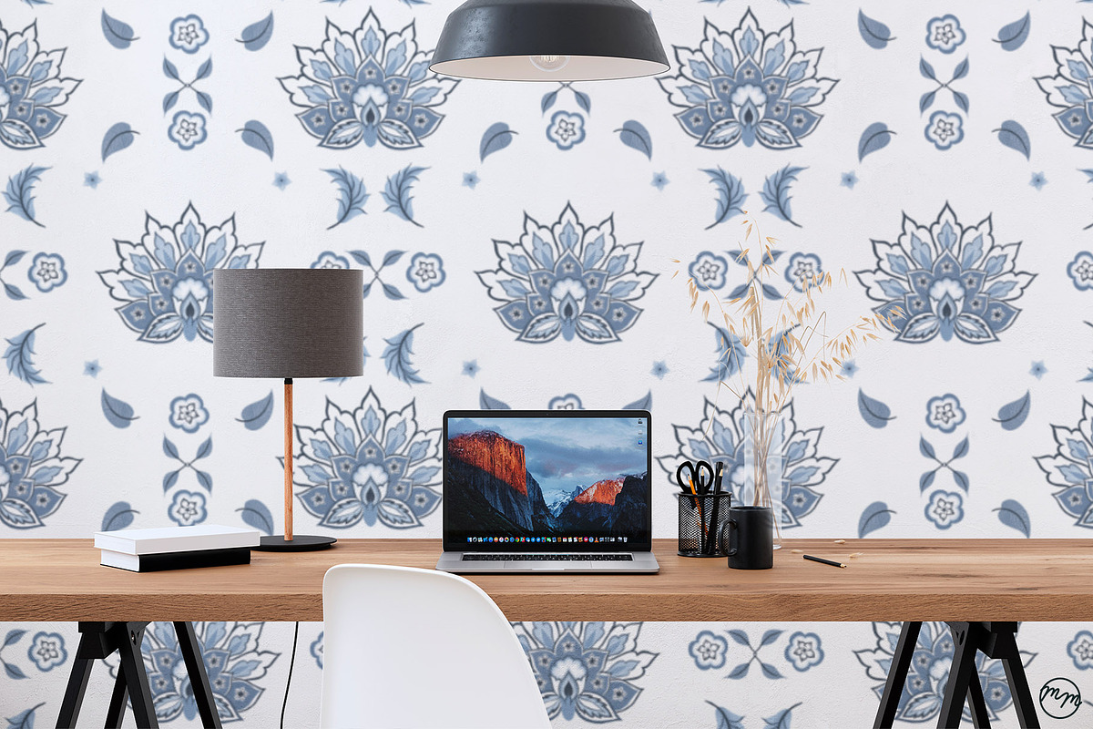 Chinoiserie Floral Patterns & Motifs, a Pattern Graphic by MenoMelo Studio (Photo 7 of 8)