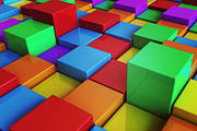 3d Cubes Background, a Background Graphic by Webshocker (Thumbnail 2 of 4)