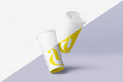 Disposable Paper Cup Mockup, a Product Mockup by MockupCraft (Thumbnail 3 of 4)