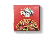 Pizza Box Mockup, a Packaging Mockup by mockupbuys (Thumbnail 5 of 11)