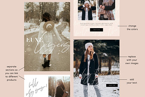 Winter Fashion Email Template