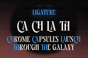 Charbit – Fancy Futuristic Font, a Serif Font by Drizy (Thumbnail 5 of 8)