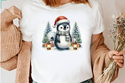 Watercolor Igloo Penguin Collection, a Seasonal Illustration by CreationArt (Thumbnail 6 of 7)