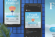 Vesak Festival Flyers, a Flyer Template by Annora Studio (Thumbnail 2 of 4)