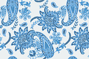 Paisley textile floral pattern, a Graphic by antalogiya (Thumbnail 4 of 4)