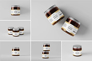 Bottle Glass Jar Mockup, a Packaging Mockup by zippypixelstudio (Thumbnail 1 of 8)