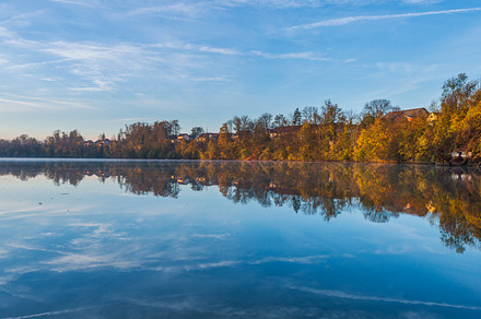 Autumn colors by the lake containing autumn, background, and backgrounds, a Nature Photo by Dreamy Pixel