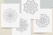 Easy Mandala Coloring Book, a Graphic by MISTstudioDesign (Thumbnail 3 of 8)