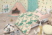 Daphney Florals & Geometric Patterns, a Pattern Graphic by Preyer Design (Thumbnail 9 of 9)