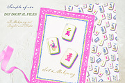 Mahjong Chinoiserie clipart, an Illustration by LABFcreations (Thumbnail 3 of 4)