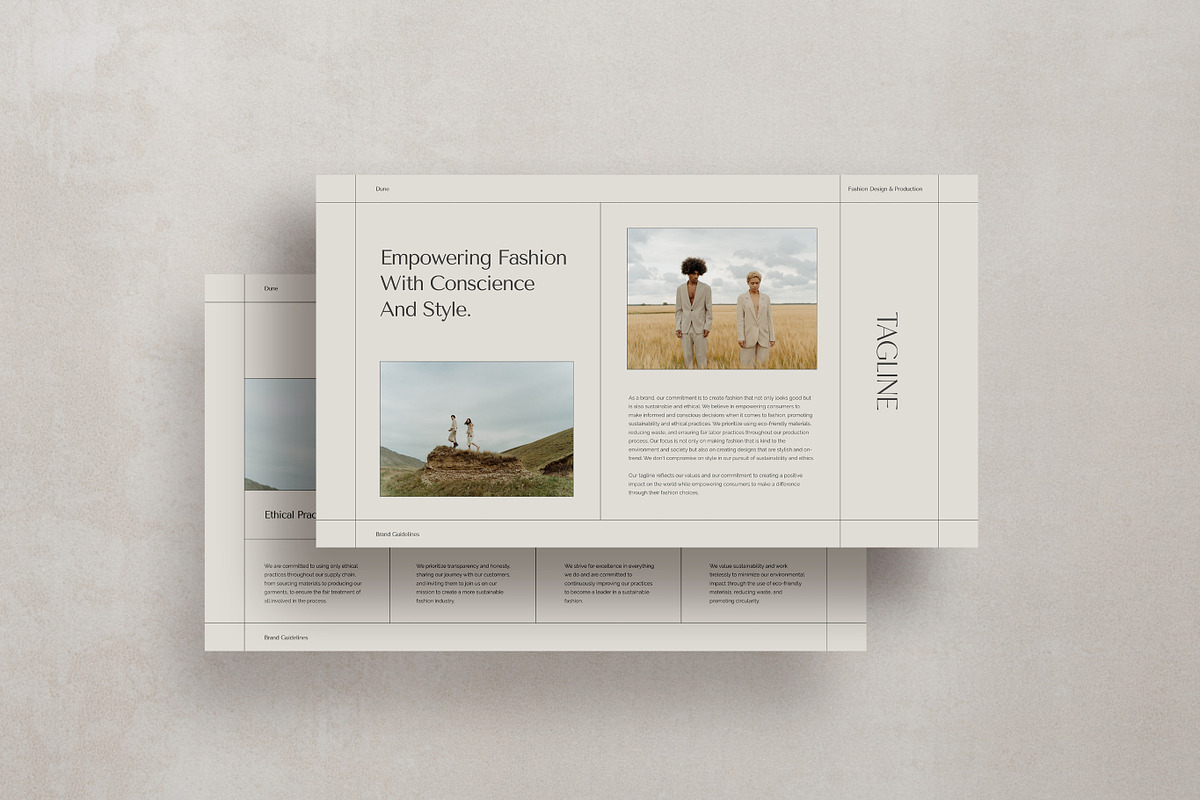 Brand Guidelines Template • Dune, a Templates & Theme by Two Moons Studio (Photo 8 of 9)