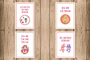 6 Valentine's Day Cards, a Card Template by Cyrah's Collection (Thumbnail 2 of 3)