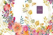 Floral set (vector& png files), an Illustration by SoNice (Thumbnail 5 of 5)