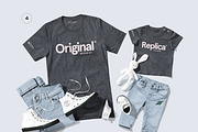 Bella Canvas 3001 Family Mockup Set, a Shirt Mockup by creatsy5 (Thumbnail 12 of 24)