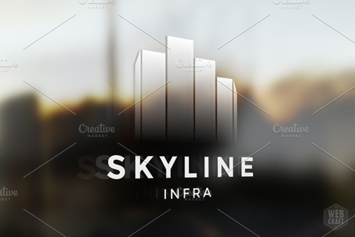 Skyline Real Estate Logo Template, a Branding & Logo Template by WebCraft (Photo 2 of 4)