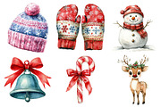 Cute Christmas Clipart Bundle, an Illustration by Daily.Designs (Thumbnail 4 of 5)