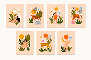 Moon Tiger Playful Graphics Bundle, an Illustration by Katerina Osa (Thumbnail 6 of 13)