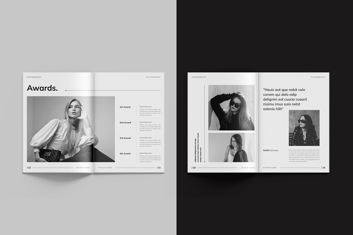 Photography Portfolio Template, a Brochure Template by StyleArt (Photo 11 of 15)