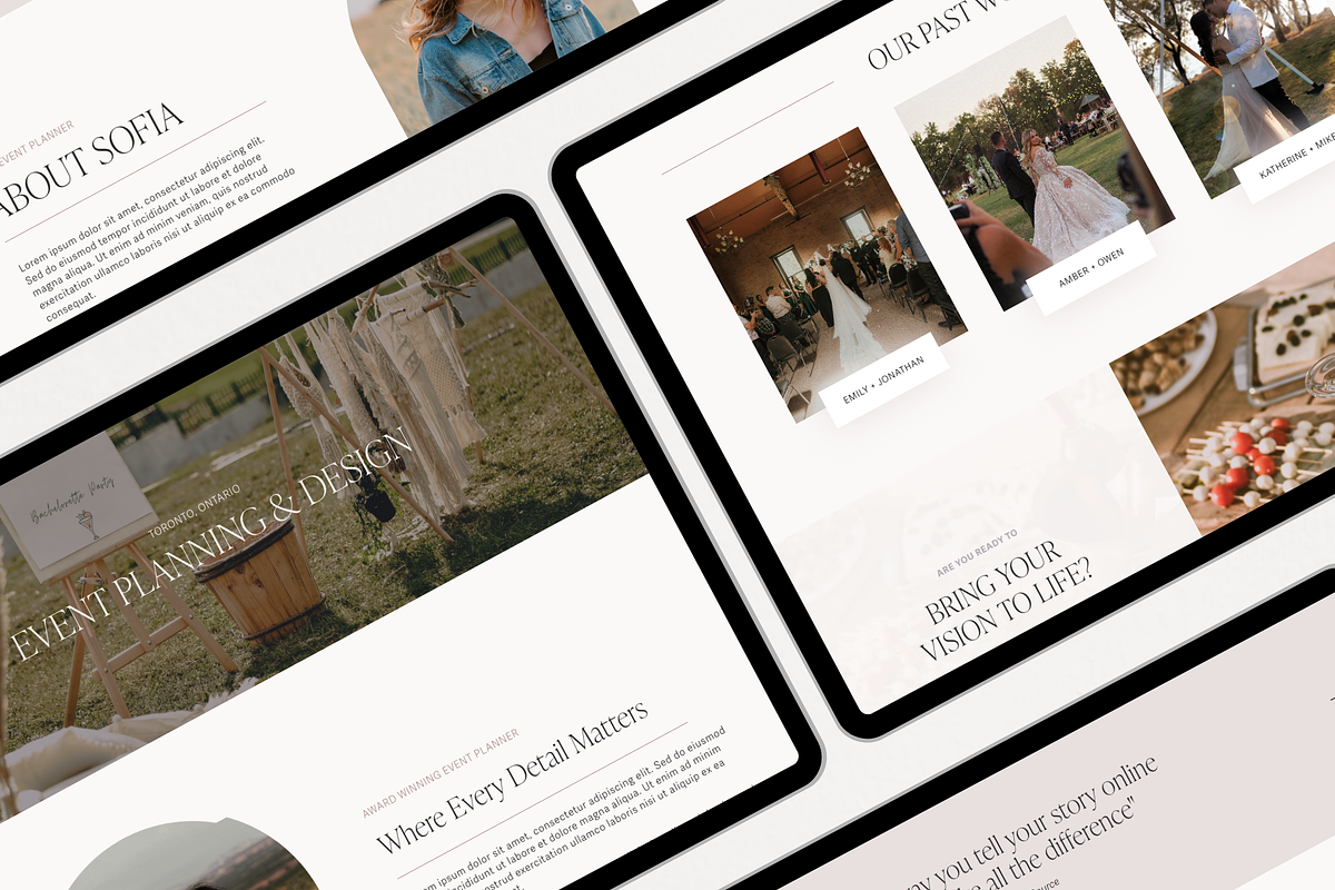 Squarespace Event Planner Website, a Squarespace Template by Breah Designs (Photo 10 of 10)
