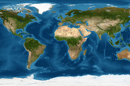 World map, view from space, a School & Education Photo by Lopatin Photo