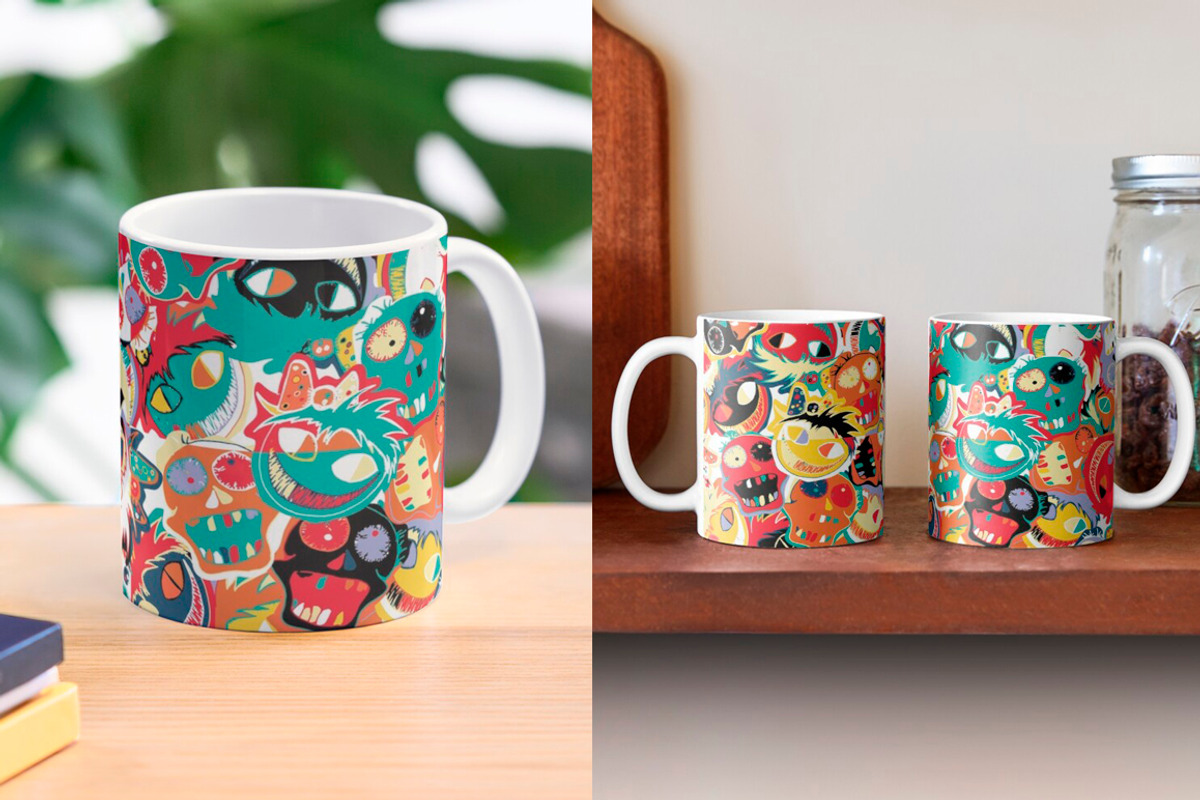 Zombie patterns, a Pattern Graphic by TatianaBannikova (Photo 7 of 10)