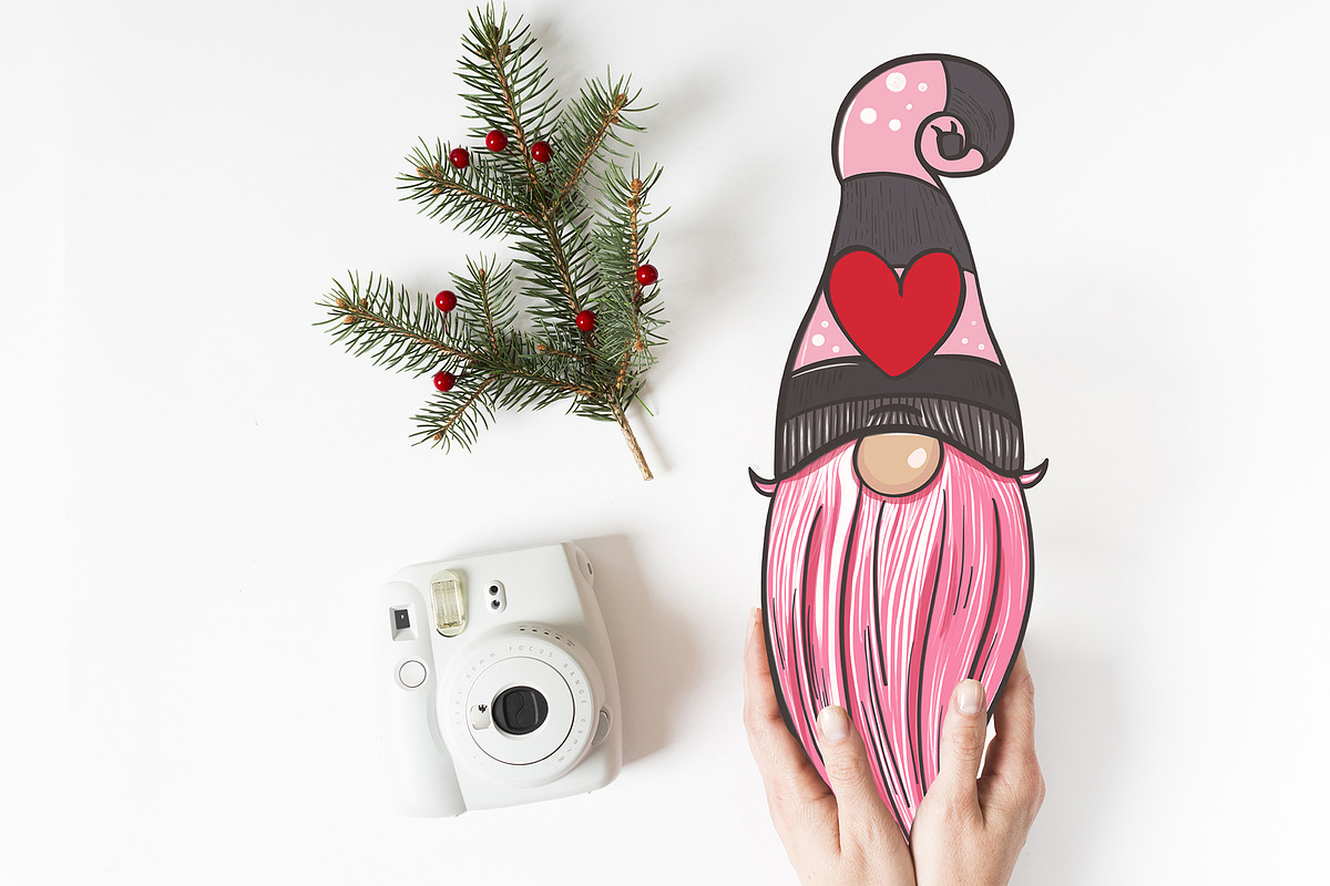 Christmas Gnomes clipart Procreate, an Education Illustration by ElladesignCo (Photo 5 of 7)