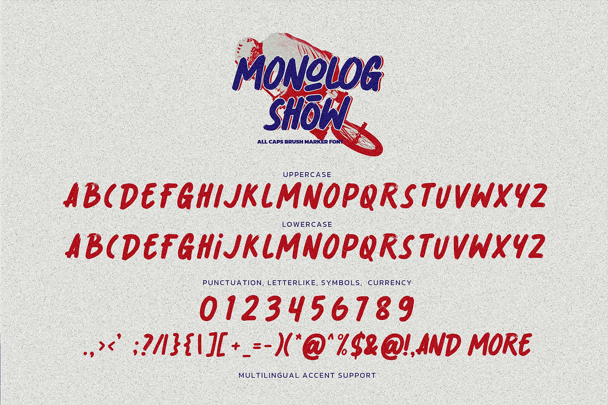 Monolog Show – All Caps Brush Marker, a Sans Serif Font by Almarkhatype (Photo 7 of 8)