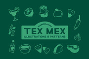 Tex Mex Illustrations, a Food Illustration by Haleigh Peterson Studio (Thumbnail 1 of 8)