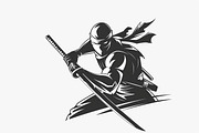 Samurai Ninja Sword Battle, an Illustration by Designs_River (Thumbnail 5 of 10)