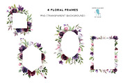 Burgundy & Plum Floral Design Kit, a Texture Illustration by Graphic Blue Bird (Thumbnail 2 of 10)