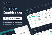 Finlab - Finance Dashboard UI Kit, an UI Kit Template by Creative Perspective (Thumbnail 1 of 6)
