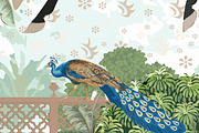 Mughal Royal Garden Pattern, a Decorative Illustration by Mughal Wallpaper (Thumbnail 3 of 3)