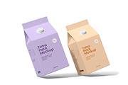 Milk Carton Box Packaging Mockup, a Product Mockup by graphypix (Thumbnail 1 of 4)