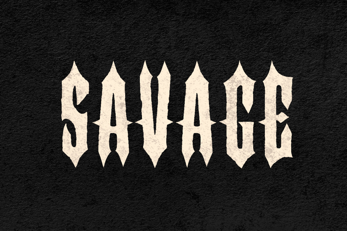 Claymore - Blackletter Display Font, a Blackletter Font by Born to Love (Photo 3 of 3)