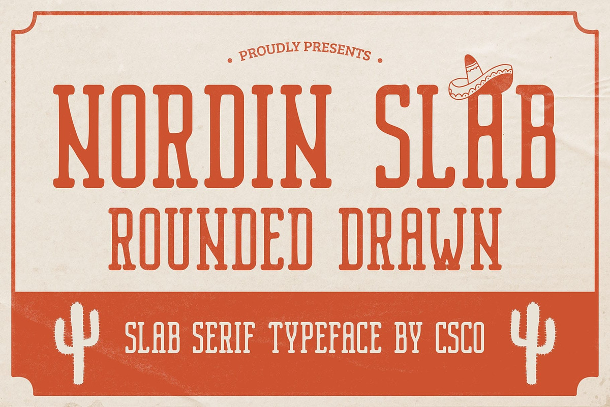 Nordin Slab Rounded Drawn, a Slab Serif Font by Craft Supply Co. (Photo 1 of 8)