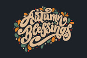Thanksgiving Day stickers, a Poster Template by Anna's Lettering (Thumbnail 5 of 15)