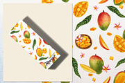 Mango watercolor clipart, a Food Illustration by a_ptichkina (Thumbnail 4 of 4)