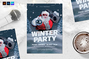 Winter Party Flyer Template, a Flyer Template by BrandPacks (Thumbnail 5 of 5)