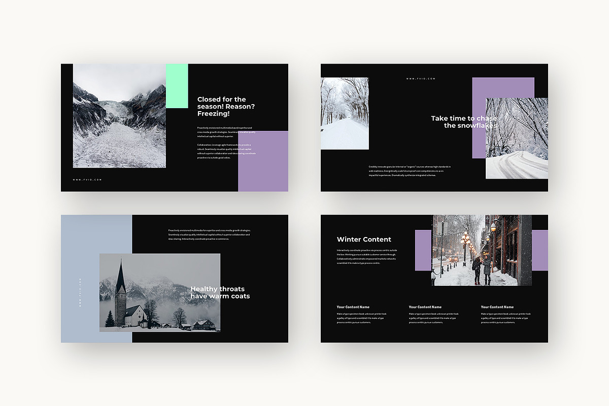 Fvio : Cozy Winter Powerpoint, a Presentation Template by Punkl Camp (Photo 12 of 16)