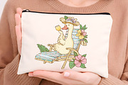 Summer Goose Clipart Bundle, an Illustration by Digital Artistic99 (Thumbnail 7 of 11)