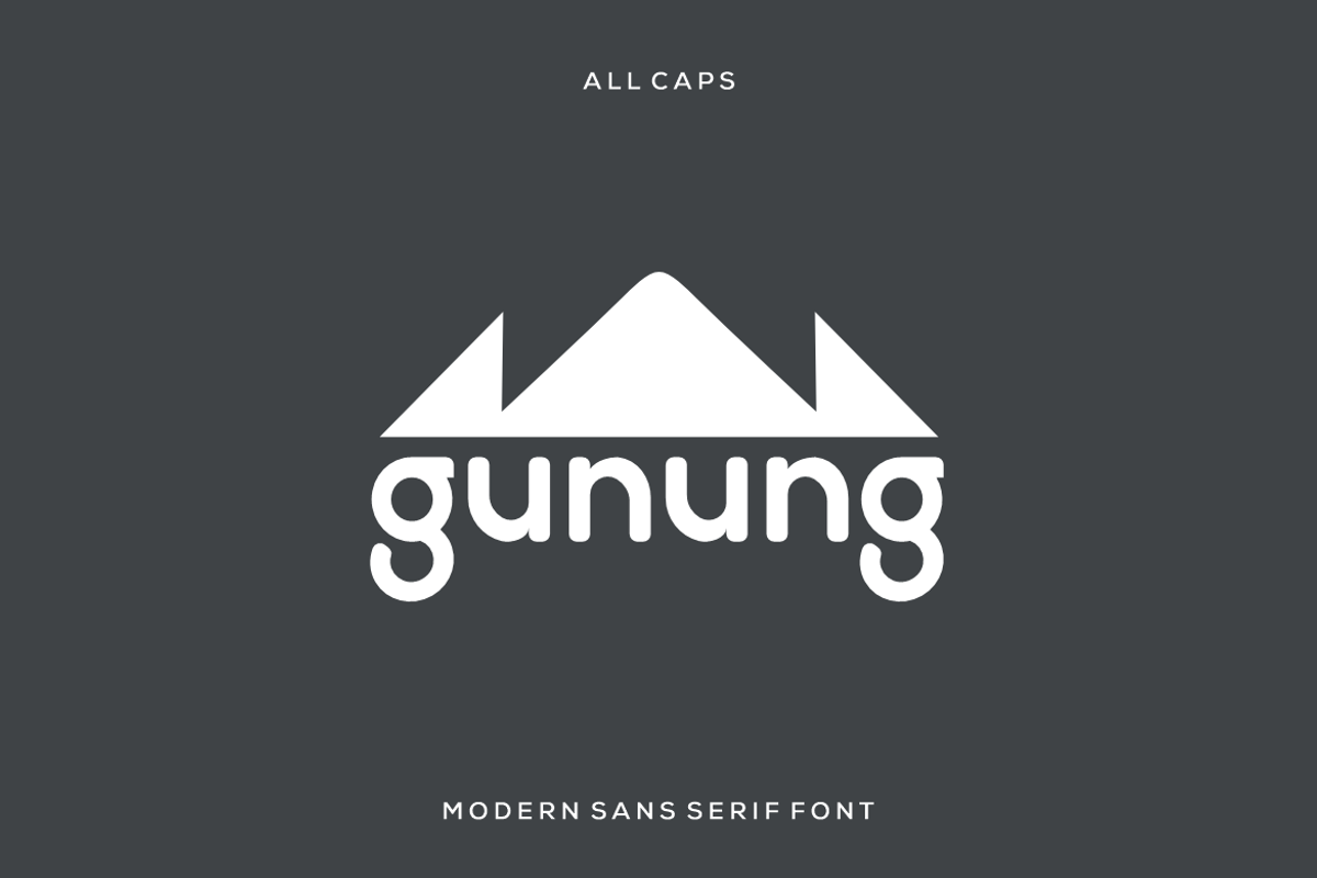 Gigda modern sans serif font, a Sans Serif Font by alanwarstd (Photo 2 of 5)