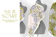 Silk Scarf Meadow dreams, a Pattern Graphic by Natalia0307 (Thumbnail 4 of 6)