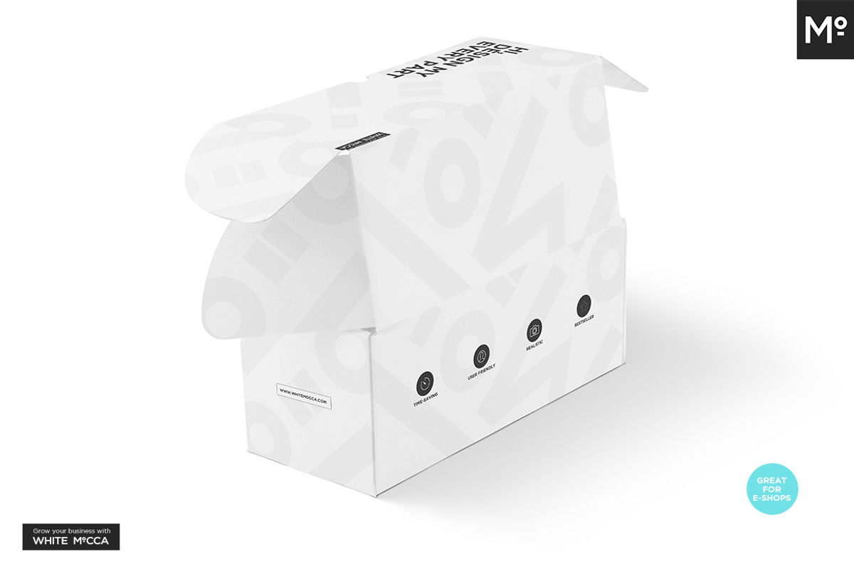 Mailing Box Mock-up, a Packaging Mockup by BlackMocca (Photo 11 of 18)