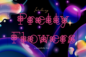 Pretty Flowers Font