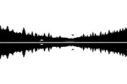 Mirror Landscape Silhouette, an Object Graphic by Designer_Momina (Thumbnail 16 of 20)