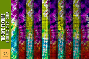 Tie-Dye Texture Digital Papers #79